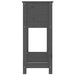 Jardinieră cu raft, gri, 82,5x34,5x81 cm, lemn masiv de pin - WALTI WALTI