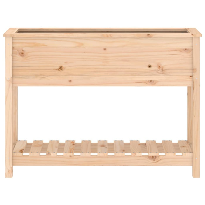 Jardinieră cu raft, 111,5x34,5x81 cm, lemn masiv de pin - WALTI WALTI