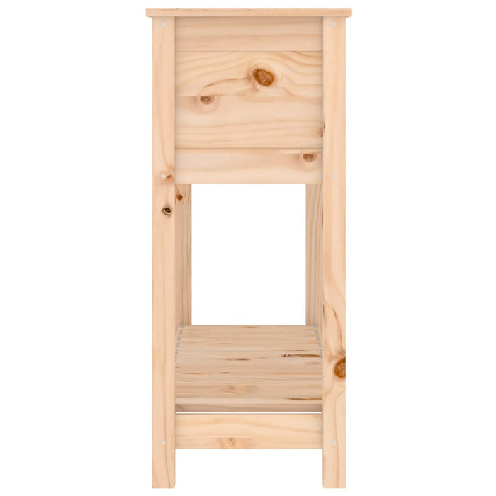 Jardinieră cu raft, 111,5x34,5x81 cm, lemn masiv de pin - WALTI WALTI