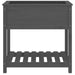 Jardinieră cu raft, gri, 82,5x54x81 cm, lemn masiv de pin - WALTI WALTI
