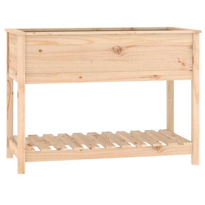 Jardinieră cu raft, 111,5x54x81 cm, lemn masiv de pin - WALTI WALTI
