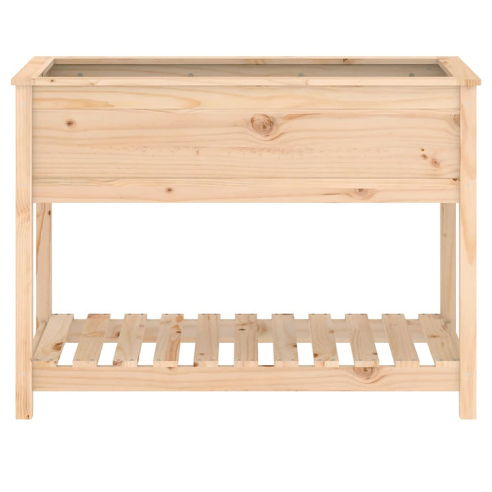 Jardinieră cu raft, 111,5x54x81 cm, lemn masiv de pin - WALTI WALTI