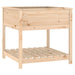 Jardinieră cu raft, 82,5x82,5x81 cm, lemn masiv de pin - WALTI WALTI