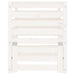Compostor, alb, 63,5x63,5x77,5 cm, lemn masiv de pin - WALTI WALTI