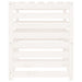 Compostor, alb, 63,5x63,5x77,5 cm, lemn masiv de pin - WALTI WALTI