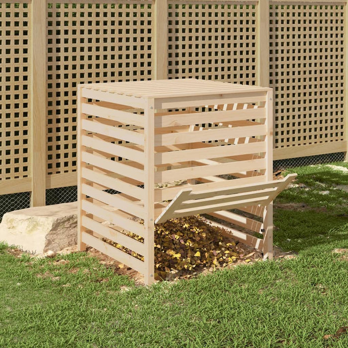 Compostor, 82,5x82,5x99,5 cm, lemn masiv de pin WALTI