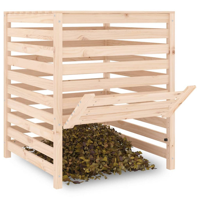 Compostor, 82,5x82,5x99,5 cm, lemn masiv de pin WALTI