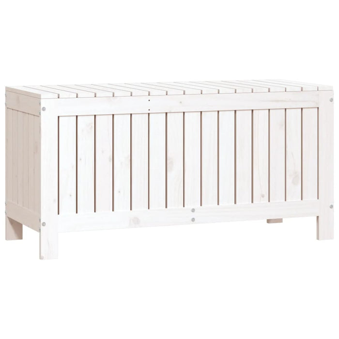 Cutie de depozitare grădină, alb, 108x42,5x54 cm lemn masiv pin - WALTI WALTI