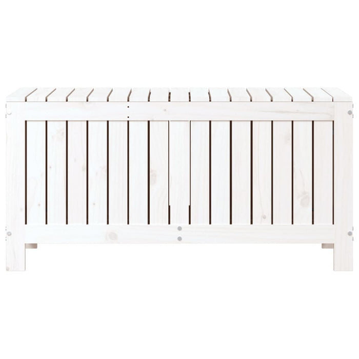 Cutie de depozitare grădină, alb, 108x42,5x54 cm lemn masiv pin - WALTI WALTI