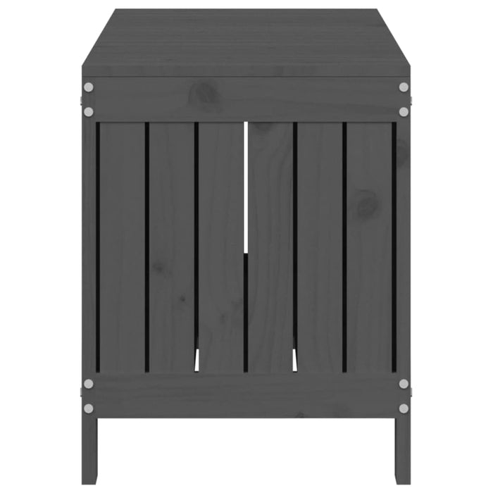 Cutie de depozitare grădină, gri, 108x42,5x54 cm lemn masiv pin - WALTI WALTI