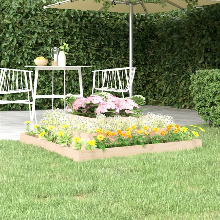 Jardinieră, 110x110x27 cm, lemn masiv de pin - WALTI WALTI