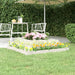 Jardinieră, alb, 110x110x27 cm, lemn masiv de pin - WALTI WALTI