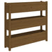 Jardinieră, maro miere, 112x25x104,5 cm, lemn masiv de pin - WALTI WALTI