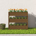 Jardinieră, maro miere, 112x25x104,5 cm, lemn masiv de pin - WALTI WALTI