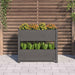 Jardinieră, gri, 77x25x66 cm, lemn masiv de pin - WALTI WALTI