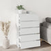 Dulap cu sertar, alb, 60x36x103 cm, lemn prelucrat - WALTI WALTI