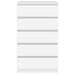 Dulap cu sertar, alb, 60x36x103 cm, lemn prelucrat - WALTI WALTI