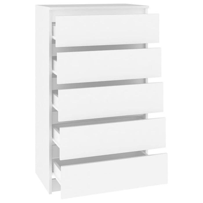 Dulap cu sertar, alb, 60x36x103 cm, lemn prelucrat - WALTI WALTI