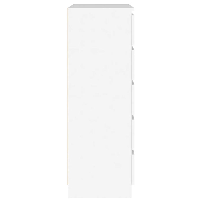 Dulap cu sertar, alb, 60x36x103 cm, lemn prelucrat - WALTI WALTI