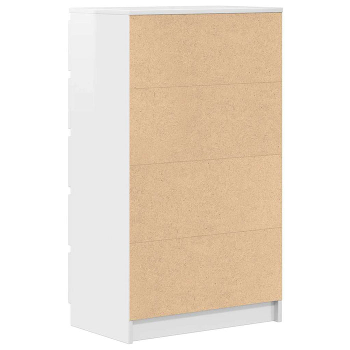 Dulap cu sertar, alb extralucios, 60x36x103 cm, lemn prelucrat WALTI