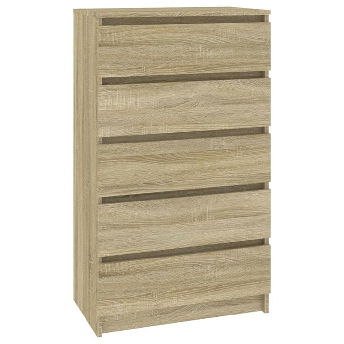 Dulap cu sertar, stejar sonoma, 60x36x103 cm, lemn prelucrat - WALTI WALTI