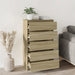Dulap cu sertar, stejar sonoma, 60x36x103 cm, lemn prelucrat - WALTI WALTI