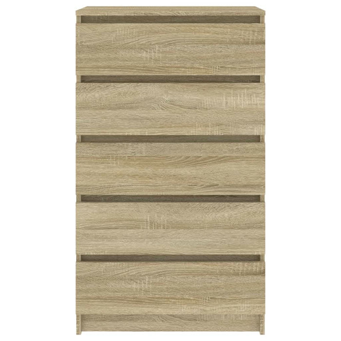 Dulap cu sertar, stejar sonoma, 60x36x103 cm, lemn prelucrat - WALTI WALTI