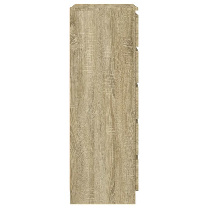 Dulap cu sertar, stejar sonoma, 60x36x103 cm, lemn prelucrat - WALTI WALTI