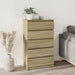 Dulap cu sertar, stejar sonoma, 60x36x103 cm, lemn prelucrat - WALTI WALTI
