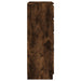 Dulap cu sertar, stejar fumuriu, 60x36x103 cm, lemn prelucrat - WALTI WALTI