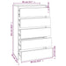 Dulap cu sertar, stejar fumuriu, 60x36x103 cm, lemn prelucrat - WALTI WALTI