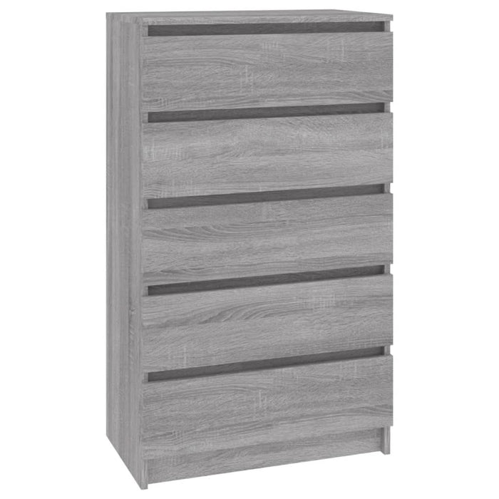Dulap cu sertar, gri sonoma, 60x36x103 cm, lemn prelucrat - WALTI WALTI