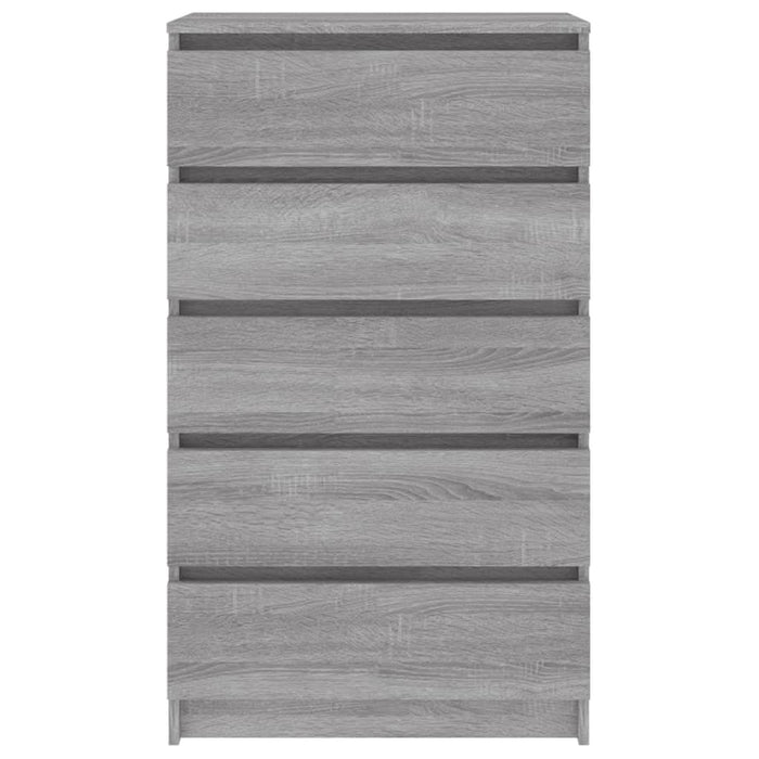 Dulap cu sertar, gri sonoma, 60x36x103 cm, lemn prelucrat - WALTI WALTI