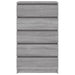 Dulap cu sertar, gri sonoma, 60x36x103 cm, lemn prelucrat - WALTI WALTI