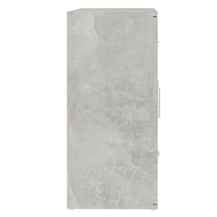 Servantă, gri beton, 91x29,5x65 cm, lemn prelucrat - WALTI WALTI