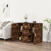 Dulap, stejar fumuriu, 91x29,5x65 cm, lemn compozit - WALTI WALTI
