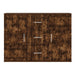 Dulap, stejar fumuriu, 91x29,5x65 cm, lemn compozit - WALTI WALTI