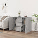 Dulap, gri sonoma, 91x29,5x65 cm, lemn compozit - WALTI WALTI