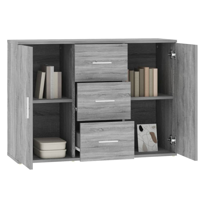 Dulap, gri sonoma, 91x29,5x65 cm, lemn compozit - WALTI WALTI