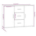 Dulap, gri sonoma, 91x29,5x65 cm, lemn compozit - WALTI WALTI