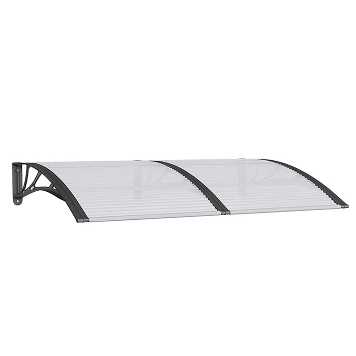 Copertină de ușă, negru, 150x100 cm, policarbonat - WALTI WALTI