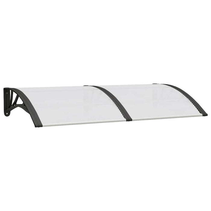 Copertină de ușă, negru și transparent, 150x75 cm, policarbonat - WALTI WALTI