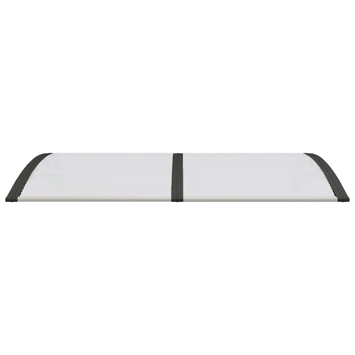 Copertină de ușă, negru și transparent, 150x75 cm, policarbonat - WALTI WALTI