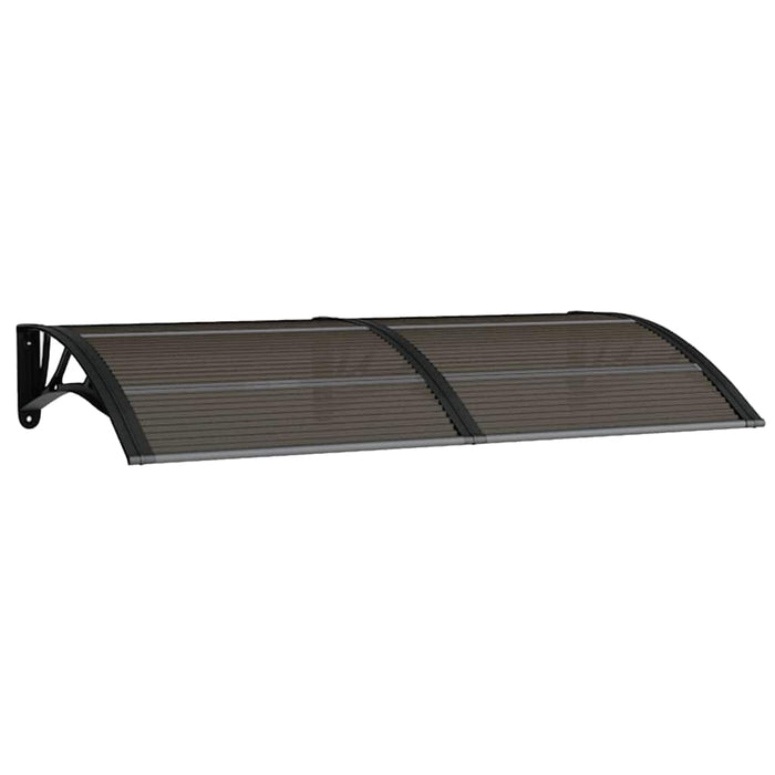 Copertină de ușă, negru, 150x75 cm, policarbonat - WALTI WALTI