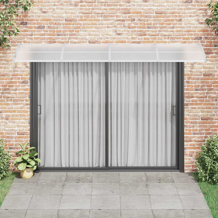 Copertină de ușă gri 350x100 cm policarbonat - WALTI WALTI