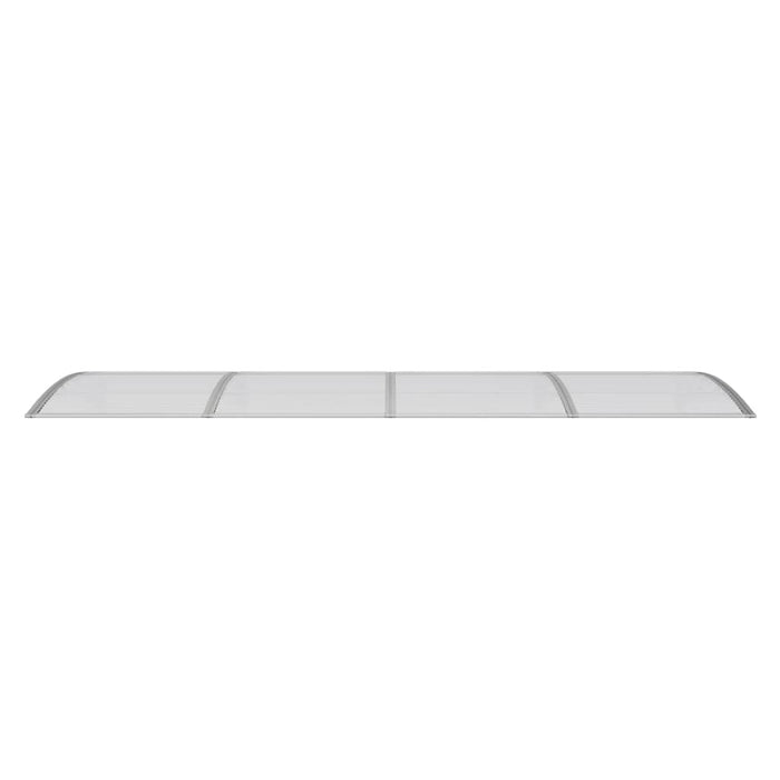 Copertină de ușă gri 350x100 cm policarbonat - WALTI WALTI