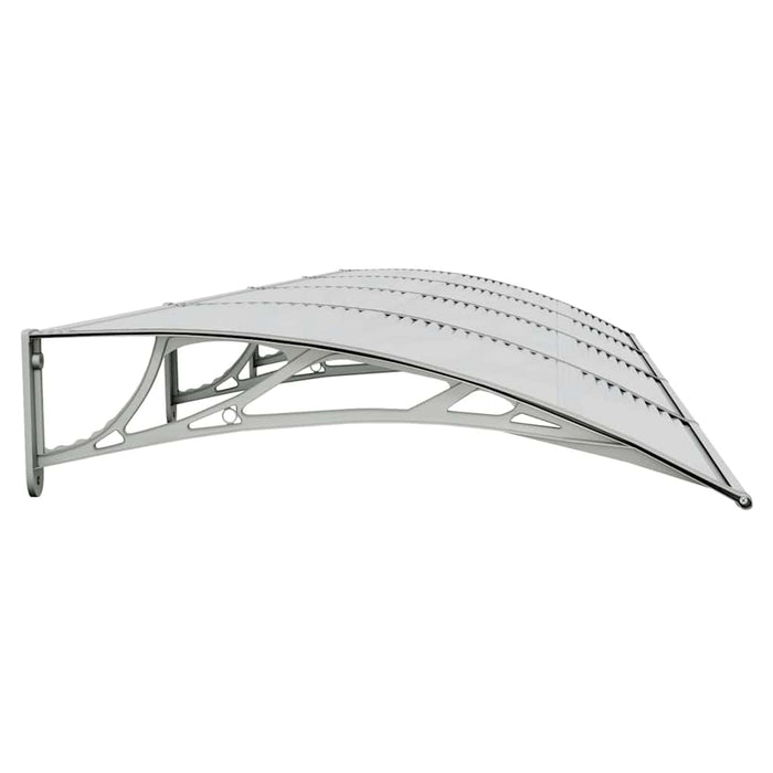Copertină de ușă gri 350x100 cm policarbonat - WALTI WALTI