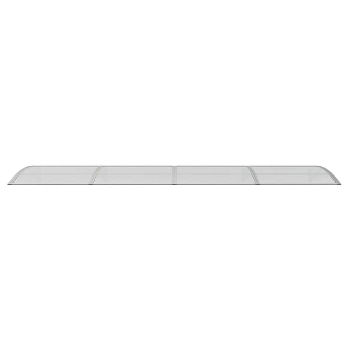 Copertină de ușă gri 400x100 cm policarbonat - WALTI WALTI