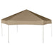 Foișor pop-up hexagonal pereți laterali 3,6x3,1 m taupe 220g/m² - WALTI WALTI