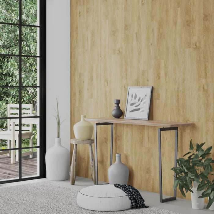 Panouri de perete aspect lemn, maro, 2,06 m², PVC - WALTI WALTI